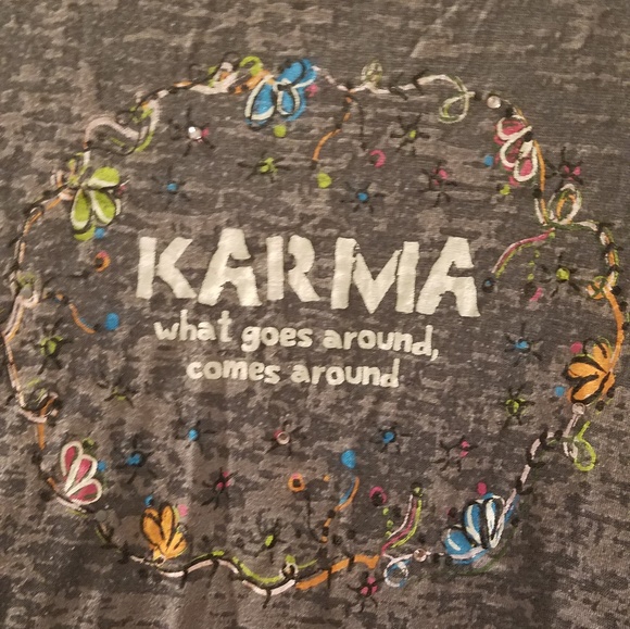 NATURAL LIFE Tops - T shirt-karma jeweled